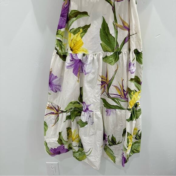 Zara Floral Printed Belted Shirt Midi Dress. Blogger fave. - Picture 13 of 16